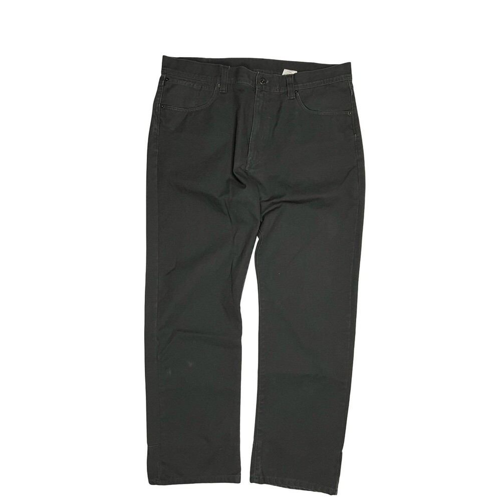 Filson Dry Tin Cloth Pants Mens 35x32 Canvas Raven Black 10.5oz Workwear Utility
